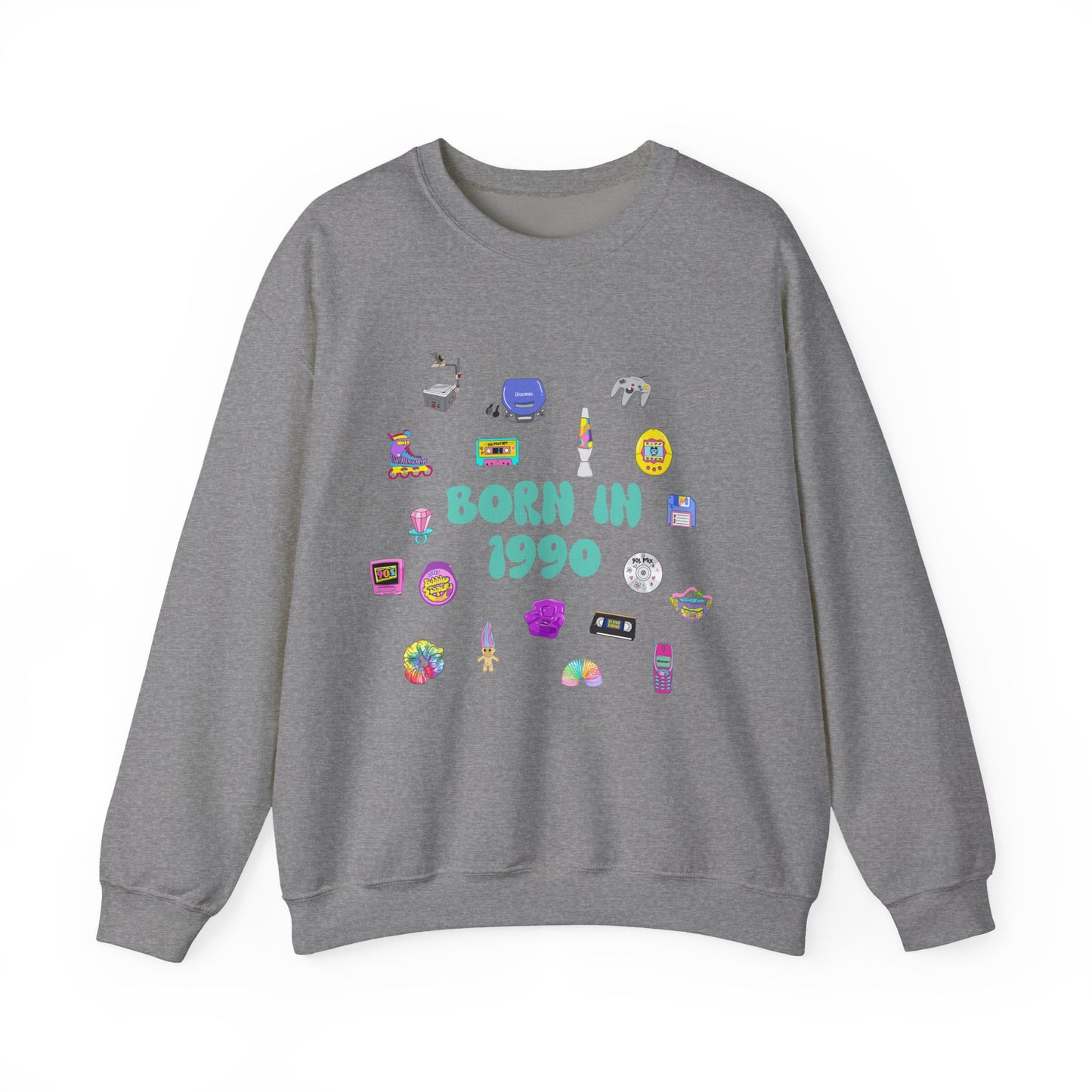 90s Birth Year Sweatshirt (1990–1999) | Retro Aesthetic Unisex Jumper