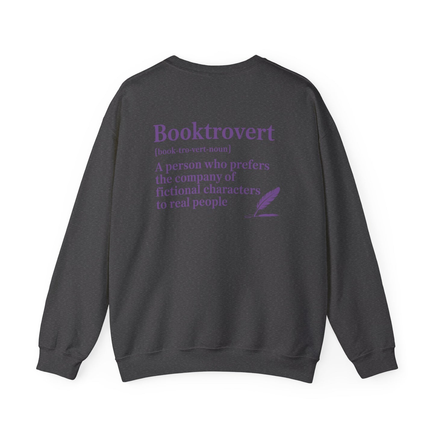 Booktrovert Definition Sweatshirt | Cozy Book Lover Crewneck