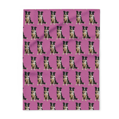 Personalised Pet Photo Blanket – Custom Repeating Pattern Throw with Your Pet’s Picture