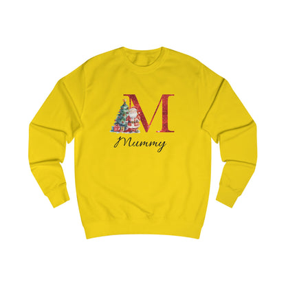 Personalised “Mummy” Christmas Initial Sweatshirt – Custom Festive Santa Jumper for Adults