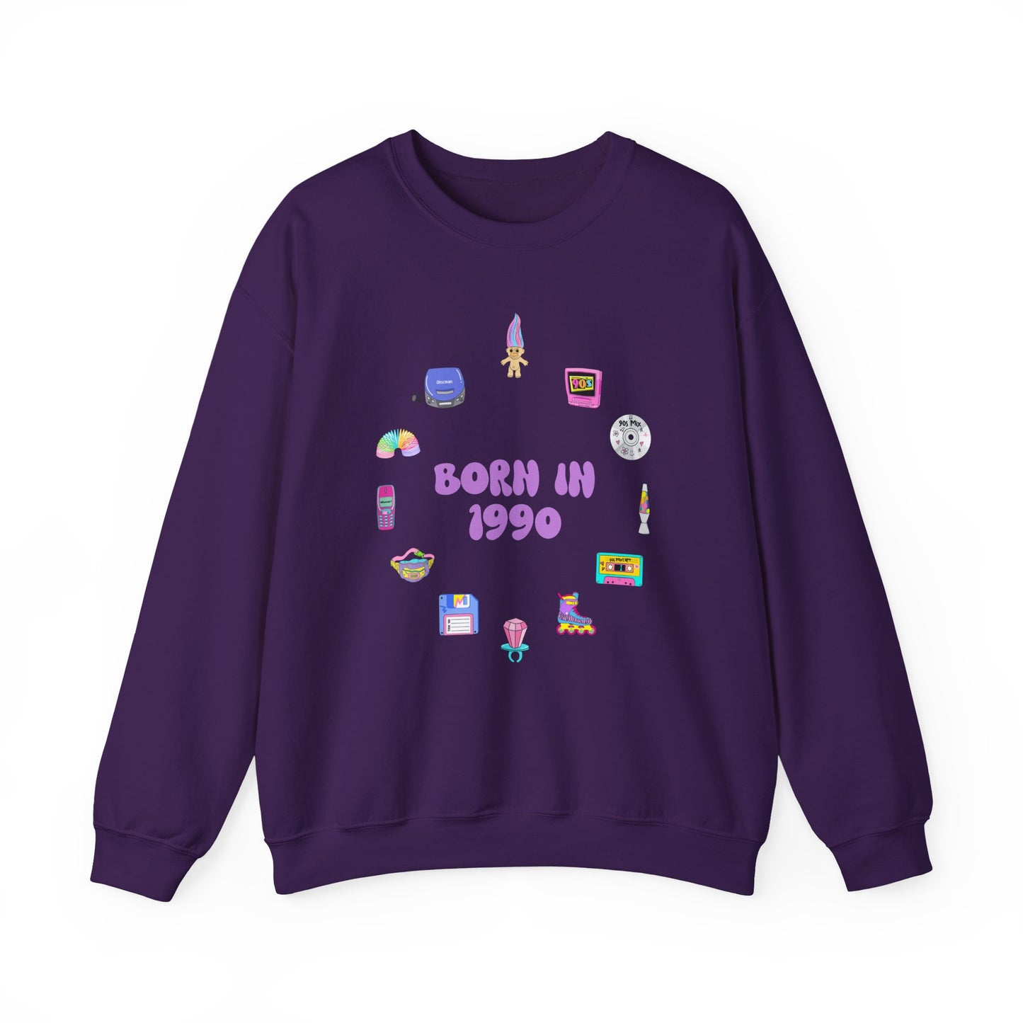 Personalised 90s Birth Year Sweatshirt (1990–1999) | Retro Aesthetic Unisex Jumper