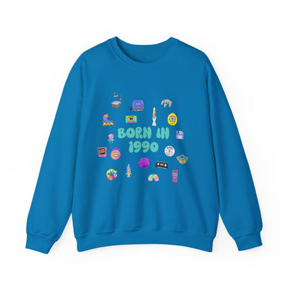 90s Birth Year Sweatshirt (1990–1999) | Retro Aesthetic Unisex Jumper