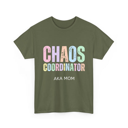 Funny Mom Gift T-Shirt - Chaos Coordinator AKA Mom Shirt, Mothers Day Gift, Birthday Present for Moms