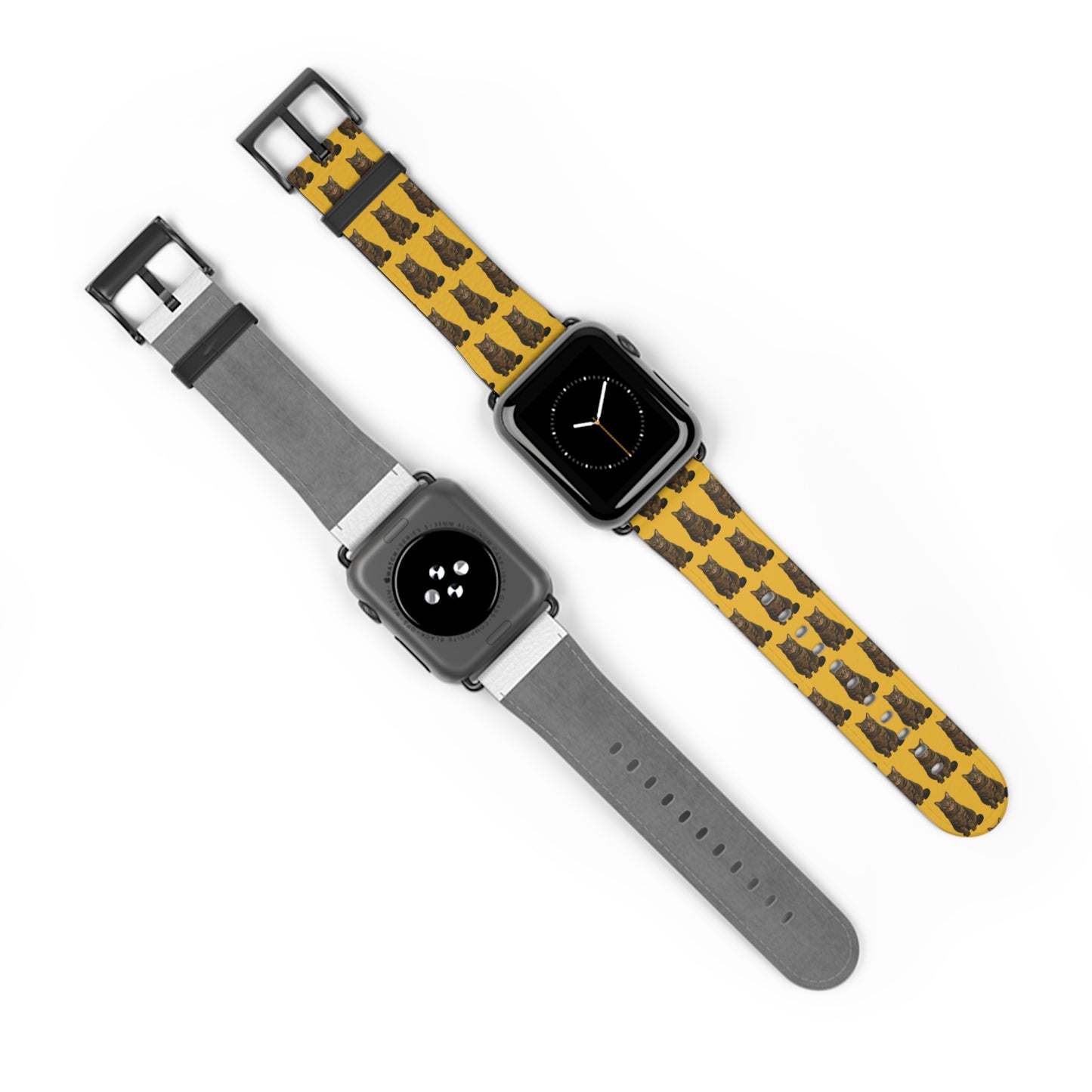 Personalised Pet Photo Apple Watch Strap – Custom Repeating Pattern Band (Multiple Colours, Sizes & Metal Finishes)