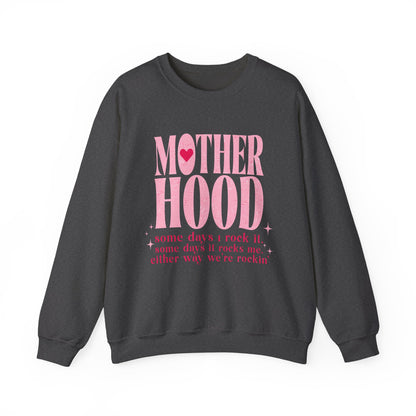 Motherhood Crewneck Sweatshirt | Cozy Women's Gift | Stylish Mom Life Sweatshirt, Gift for New Moms, Mother's Day Apparel, Casual Comfort