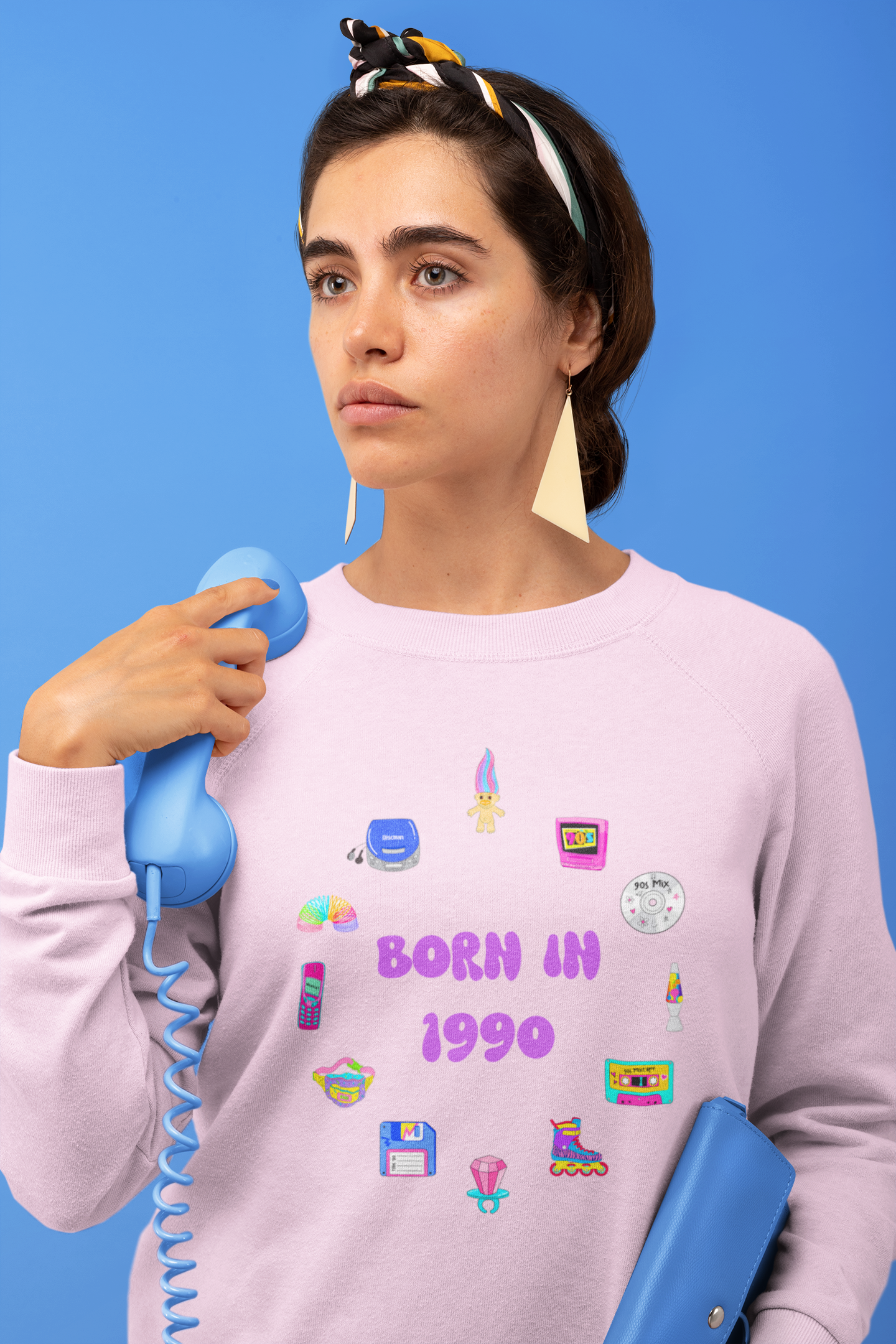 Personalised 90s Birth Year Sweatshirt (1990–1999) | Retro Aesthetic Unisex Jumper