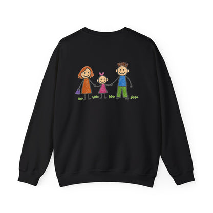 Personalised Kids Drawing Sweatshirt – Custom Child’s Artwork Printed on Back