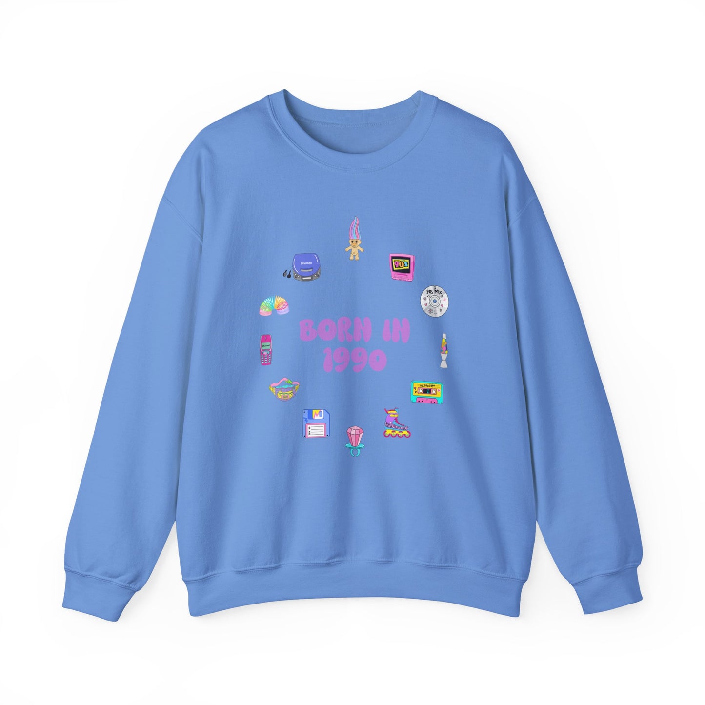 Personalised 90s Birth Year Sweatshirt (1990–1999) | Retro Aesthetic Unisex Jumper