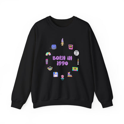 Personalised 90s Birth Year Sweatshirt (1990–1999) | Retro Aesthetic Unisex Jumper