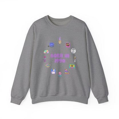 Personalised 90s Birth Year Sweatshirt (1990–1999) | Retro Aesthetic Unisex Jumper
