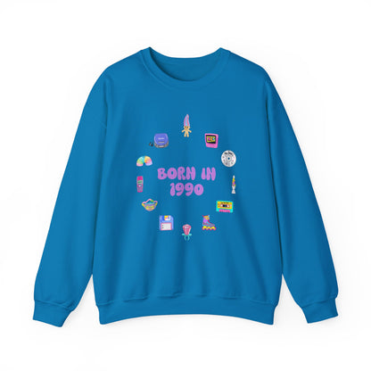 Personalised 90s Birth Year Sweatshirt (1990–1999) | Retro Aesthetic Unisex Jumper