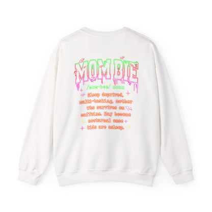 Mombie Sweatshirt - Funny Mom Life Sweater, Sleep Deprived Mom Gift, Cute Halloween Mom Jumper mom present