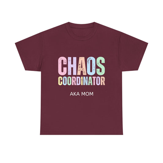 Funny Mom Gift T-Shirt - Chaos Coordinator AKA Mom Shirt, Mothers Day Gift, Birthday Present for Moms