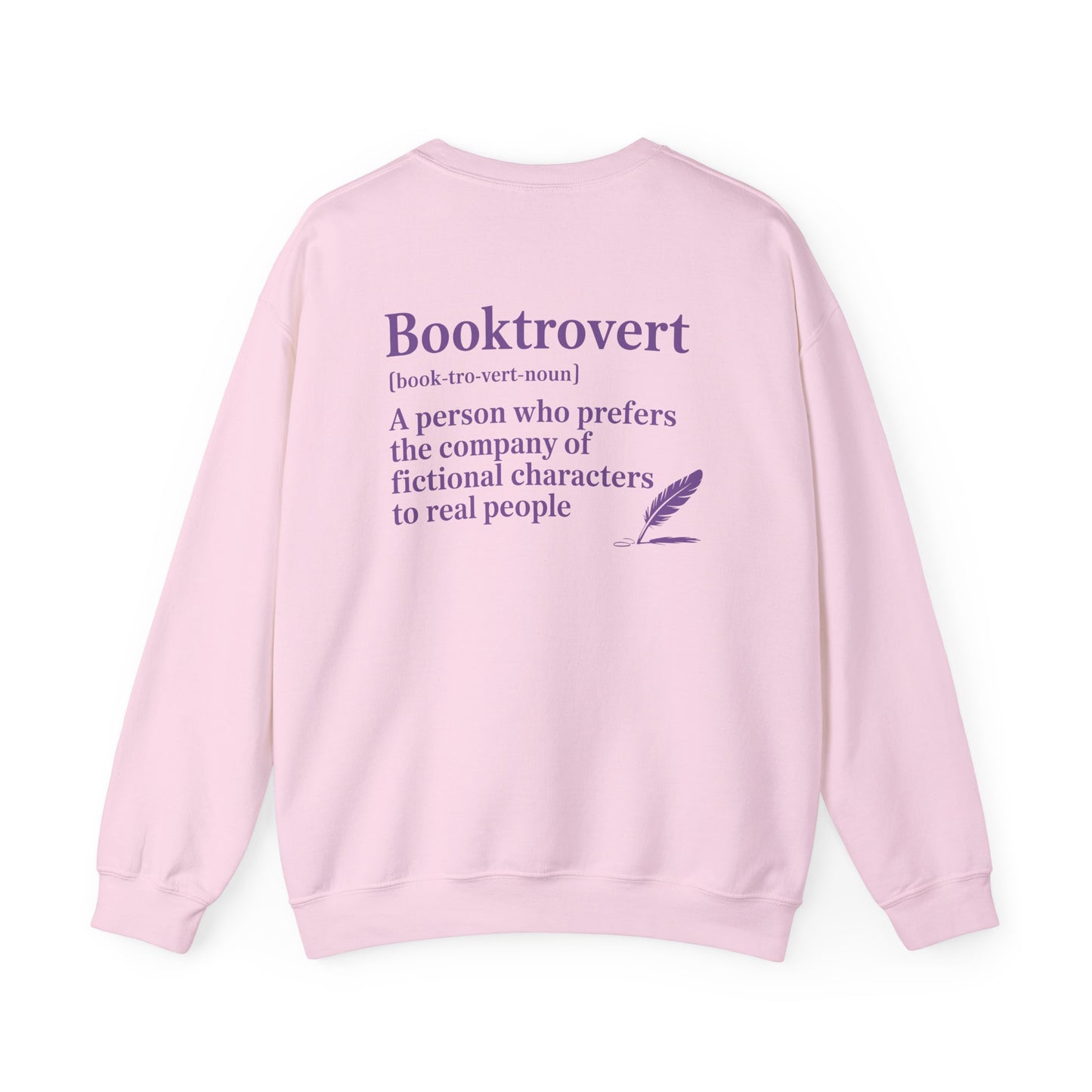 Booktrovert Definition Sweatshirt | Cozy Book Lover Crewneck