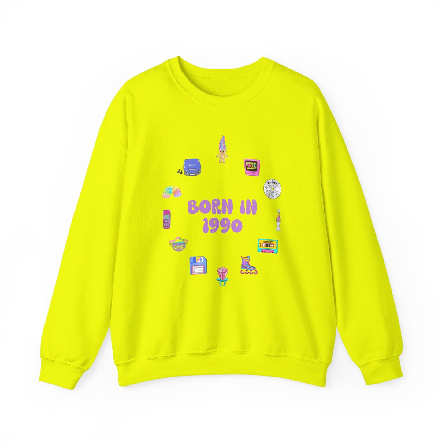 Personalised 90s Birth Year Sweatshirt (1990–1999) | Retro Aesthetic Unisex Jumper