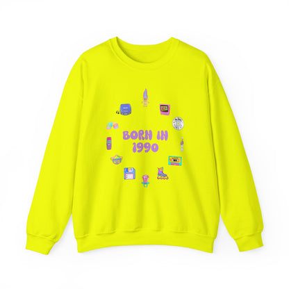 Personalised 90s Birth Year Sweatshirt (1990–1999) | Retro Aesthetic Unisex Jumper