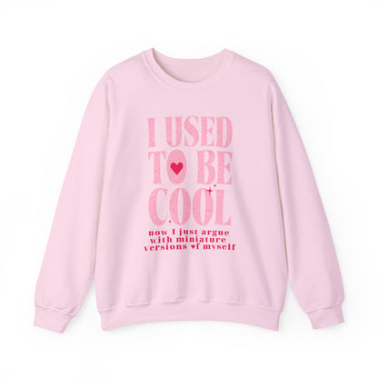 Funny Mom Sweatshirt – “I Used to Be Cool” Quote Jumper | Cute Parenting Hoodie & Pullover for Mothers