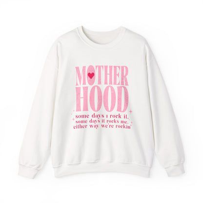 Motherhood Crewneck Sweatshirt | Cozy Women's Gift | Stylish Mom Life Sweatshirt, Gift for New Moms, Mother's Day Apparel, Casual Comfort