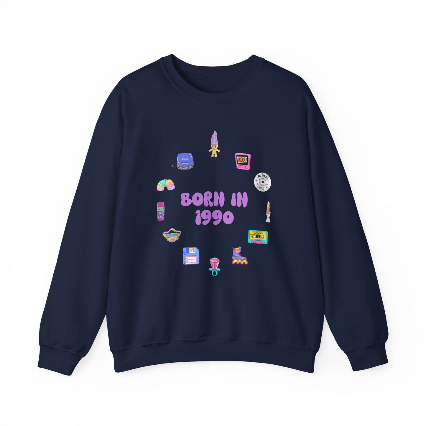 Personalised 90s Birth Year Sweatshirt (1990–1999) | Retro Aesthetic Unisex Jumper