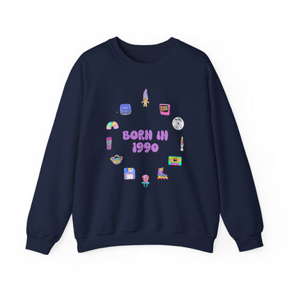 Personalised 90s Birth Year Sweatshirt (1990–1999) | Retro Aesthetic Unisex Jumper