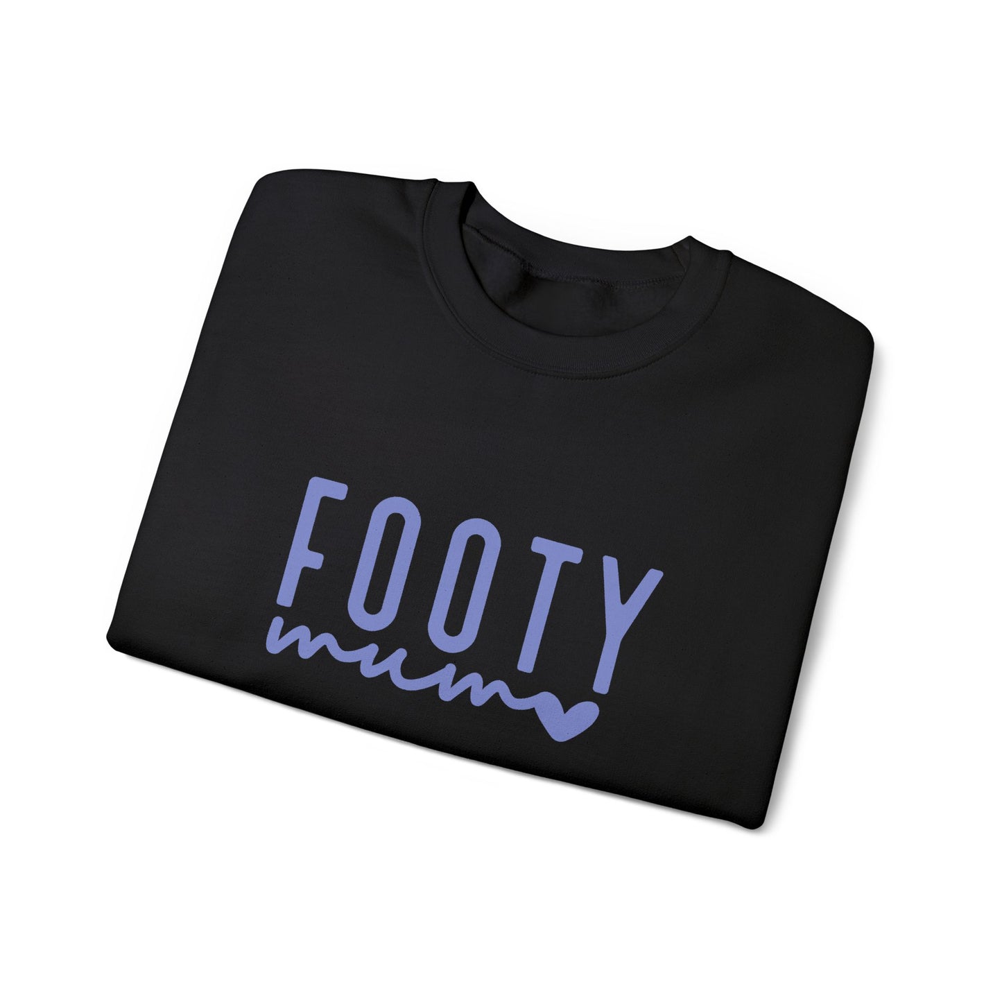 Footy Mum Sweatshirt – Football Mum Jumper, Casual Match Day Top, Gift for Football-Loving Mums