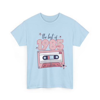Retro 1985 Music Tee | Vintage Style Unisex Cotton Shirt, Perfect for Nostalgia Lovers, Gift for Music Lovers, 40th Birthday Celebration