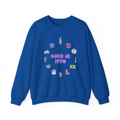 Personalised 90s Birth Year Sweatshirt (1990–1999) | Retro Aesthetic Unisex Jumper