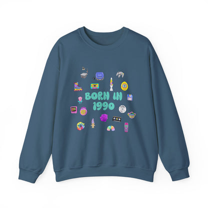 90s Birth Year Sweatshirt (1990–1999) | Retro Aesthetic Unisex Jumper