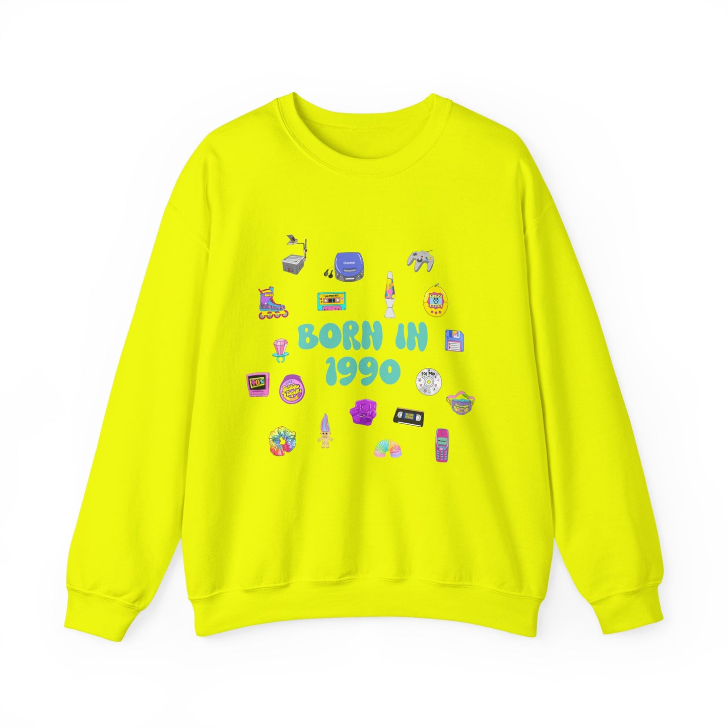 90s Birth Year Sweatshirt (1990–1999) | Retro Aesthetic Unisex Jumper