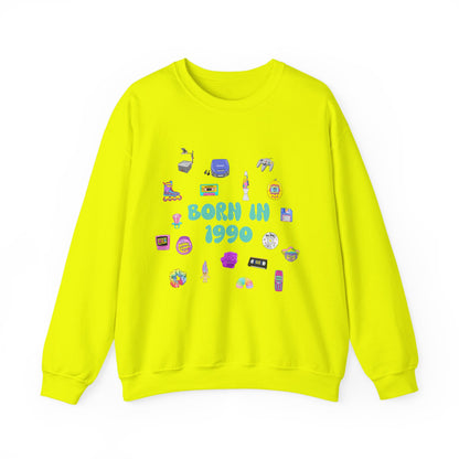 90s Birth Year Sweatshirt (1990–1999) | Retro Aesthetic Unisex Jumper