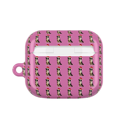 Personalised Pet Photo AirPods Case – Custom Repeating Pattern Cover for Multiple Models & Colours