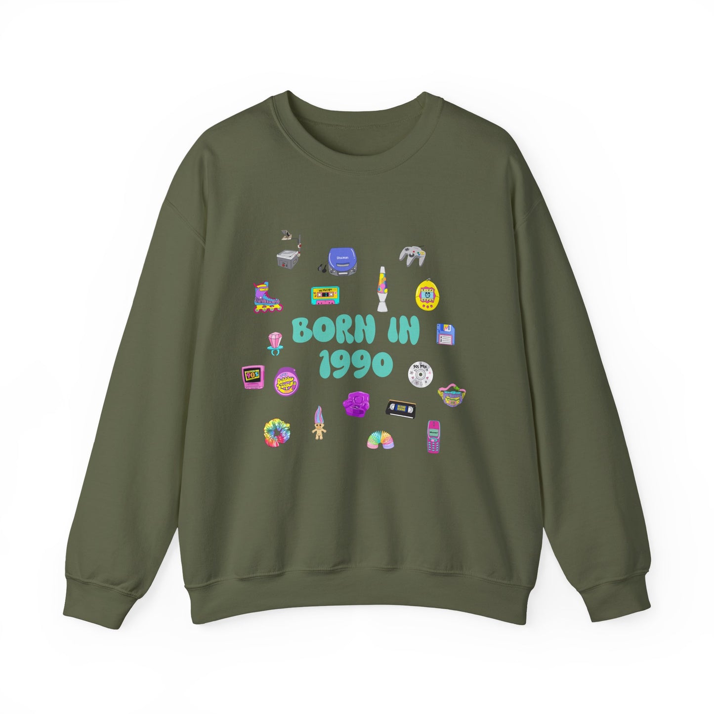 90s Birth Year Sweatshirt (1990–1999) | Retro Aesthetic Unisex Jumper