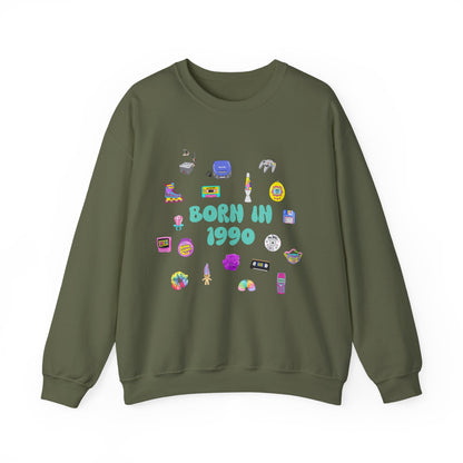 90s Birth Year Sweatshirt (1990–1999) | Retro Aesthetic Unisex Jumper