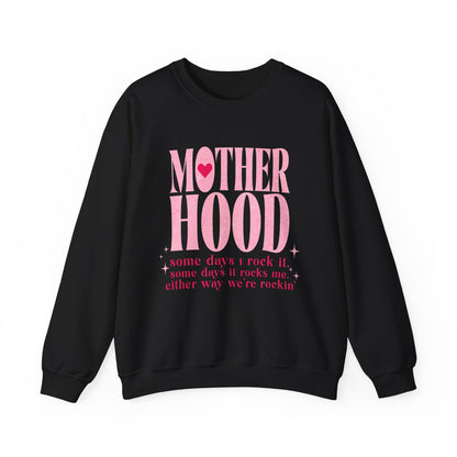 Motherhood Crewneck Sweatshirt | Cozy Women's Gift | Stylish Mom Life Sweatshirt, Gift for New Moms, Mother's Day Apparel, Casual Comfort