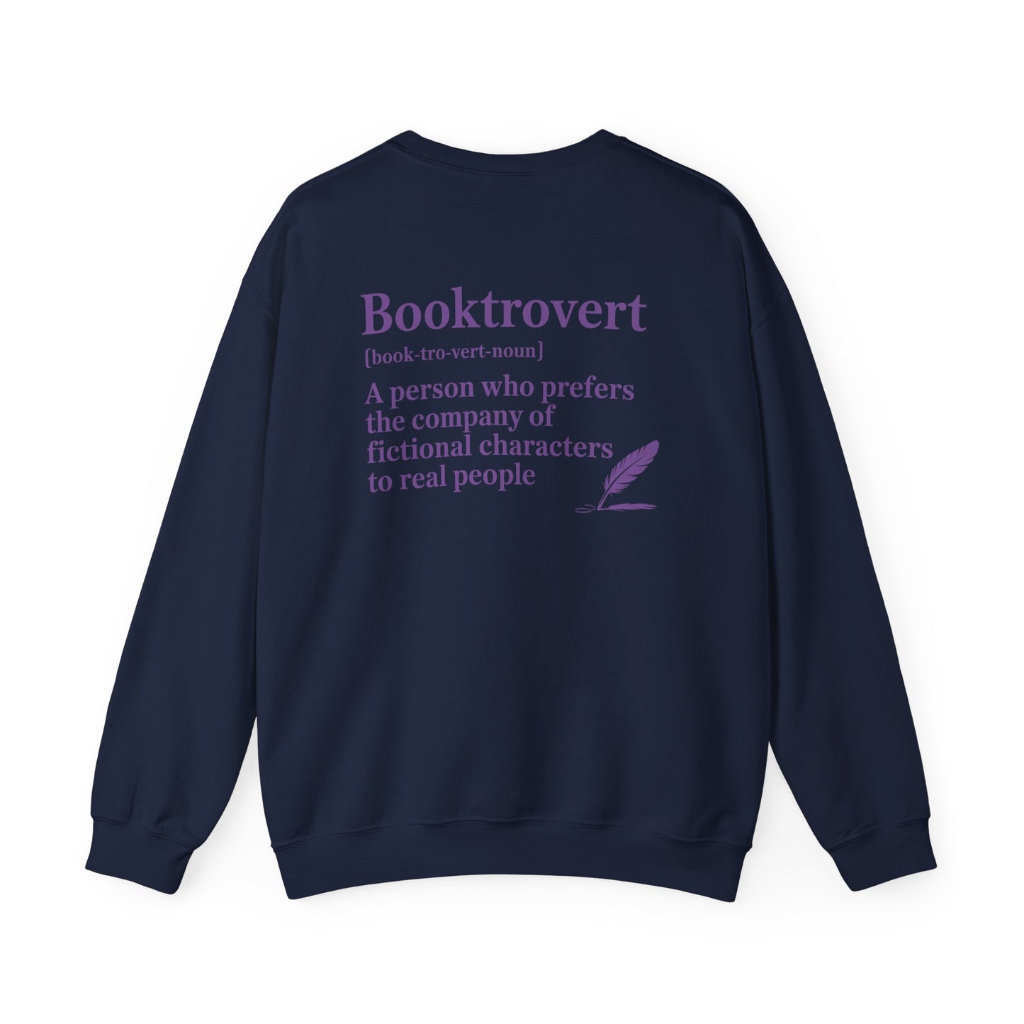 Booktrovert Definition Sweatshirt | Cozy Book Lover Crewneck