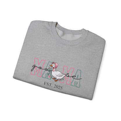 Personalised Mama Goose Printed Sweatshirt – Custom Year Mom/Mum Sweater
