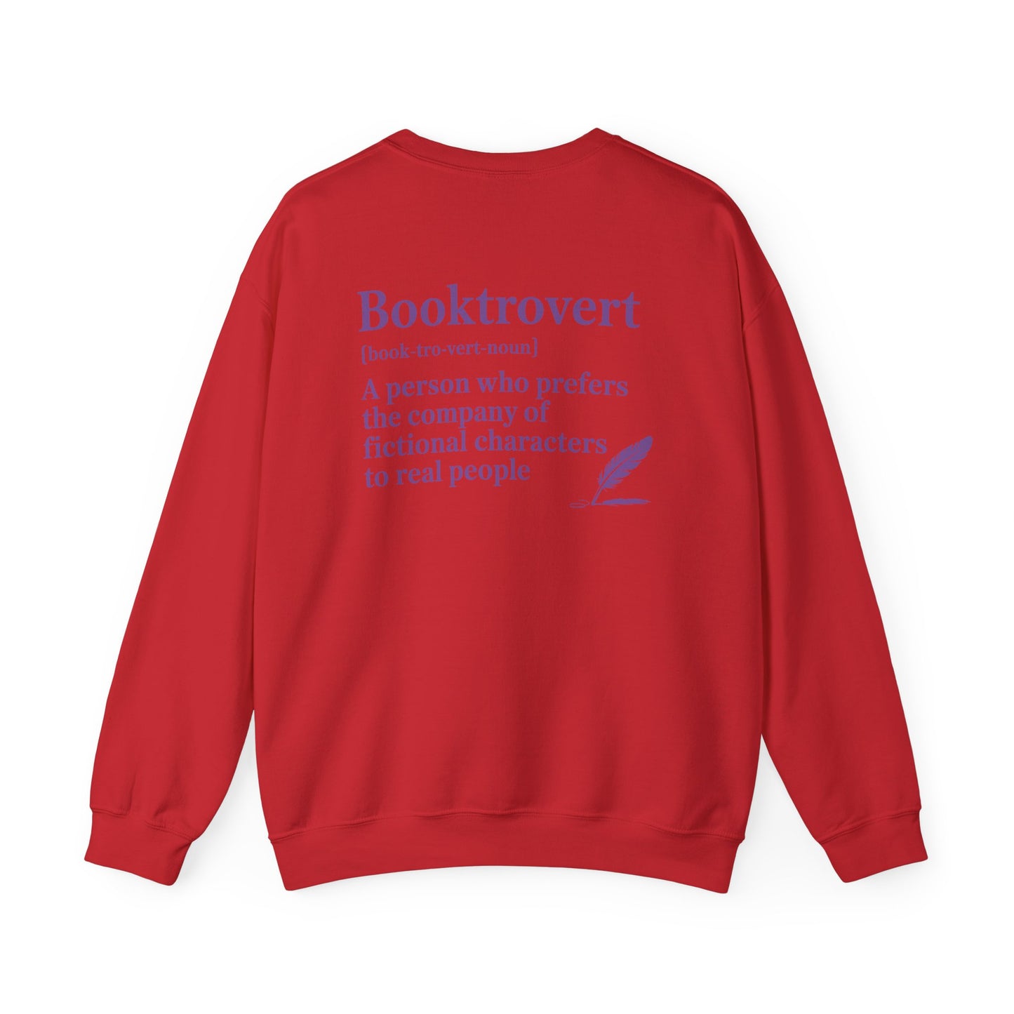 Booktrovert Definition Sweatshirt | Cozy Book Lover Crewneck