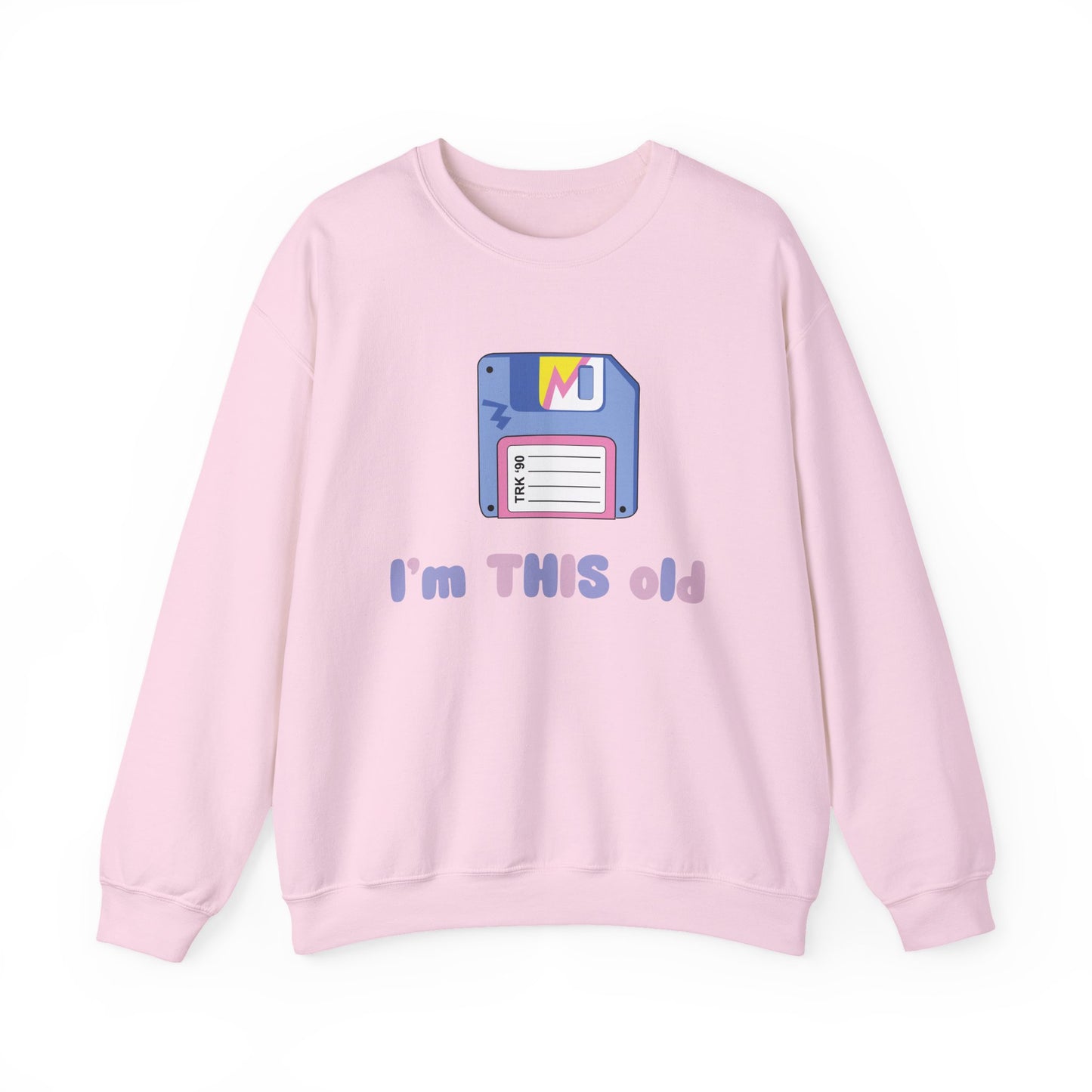 I’m This Old Sweatshirt | Funny Retro Jumper | 90s Nostalgia Birthday Gift | Unisex Crewneck