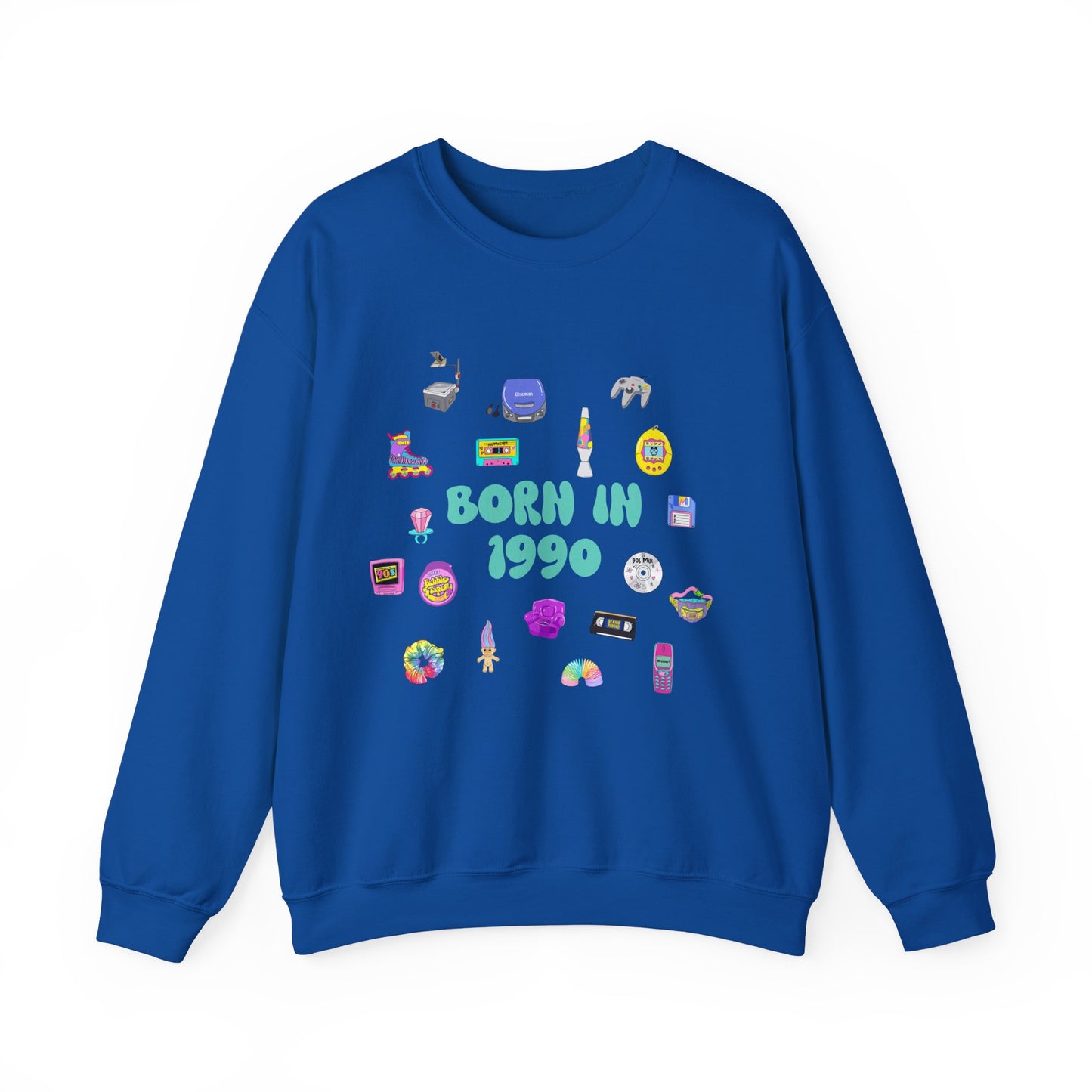 90s Birth Year Sweatshirt (1990–1999) | Retro Aesthetic Unisex Jumper