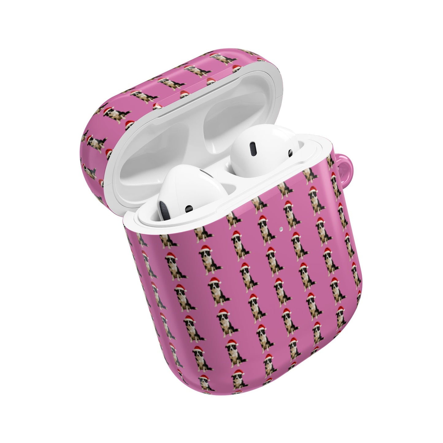 Personalised Pet Photo AirPods Case – Custom Repeating Pattern Cover for Multiple Models & Colours
