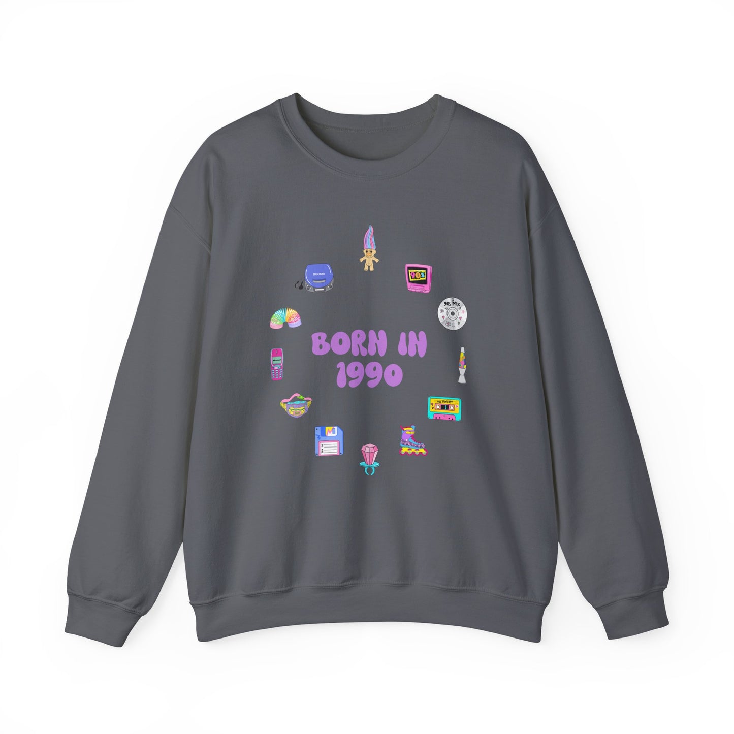 Personalised 90s Birth Year Sweatshirt (1990–1999) | Retro Aesthetic Unisex Jumper