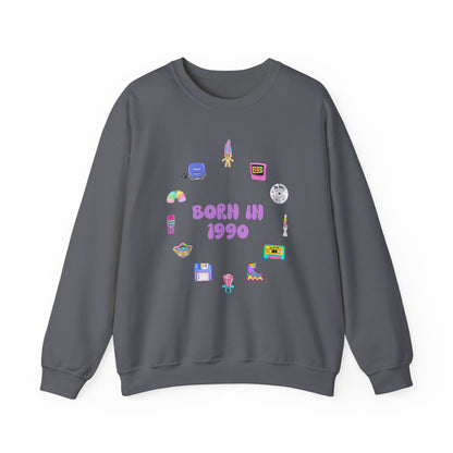 Personalised 90s Birth Year Sweatshirt (1990–1999) | Retro Aesthetic Unisex Jumper