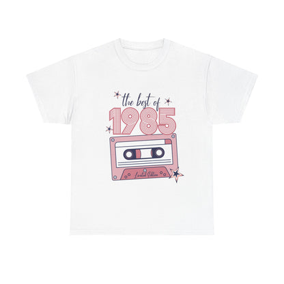 Retro 1985 Music Tee | Vintage Style Unisex Cotton Shirt, Perfect for Nostalgia Lovers, Gift for Music Lovers, 40th Birthday Celebration