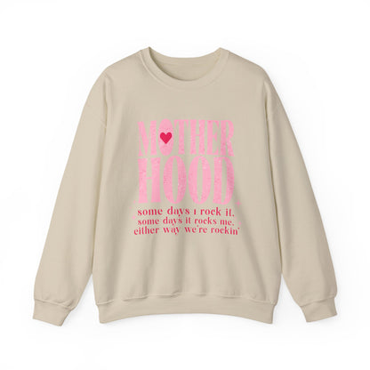 Motherhood Crewneck Sweatshirt | Cozy Women's Gift | Stylish Mom Life Sweatshirt, Gift for New Moms, Mother's Day Apparel, Casual Comfort