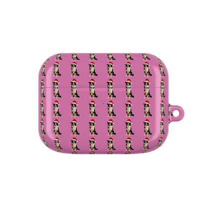 Personalised Pet Photo AirPods Case – Custom Repeating Pattern Cover for Multiple Models & Colours