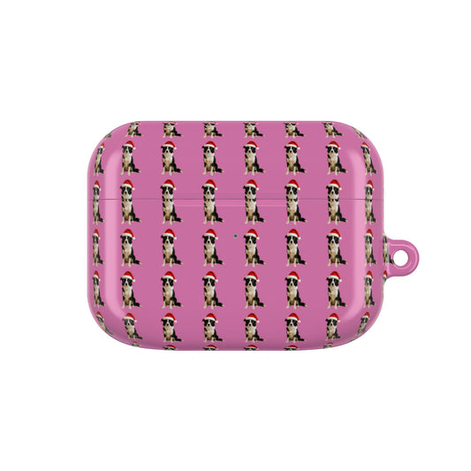 Personalised Pet Photo AirPods Case – Custom Repeating Pattern Cover for Multiple Models & Colours