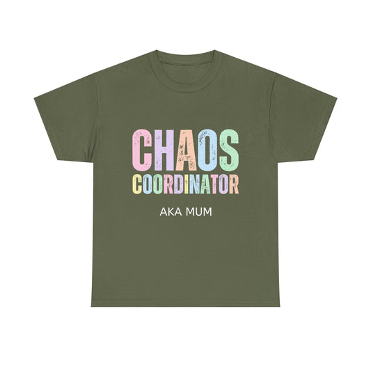 Funny Mum Gift T-Shirt - Chaos Coordinator AKA Mum Shirt, Mothers Day Gift, Birthday Present for Mums