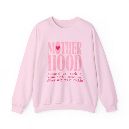 Motherhood Crewneck Sweatshirt | Cozy Women's Gift | Stylish Mom Life Sweatshirt, Gift for New Moms, Mother's Day Apparel, Casual Comfort