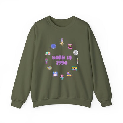 Personalised 90s Birth Year Sweatshirt (1990–1999) | Retro Aesthetic Unisex Jumper