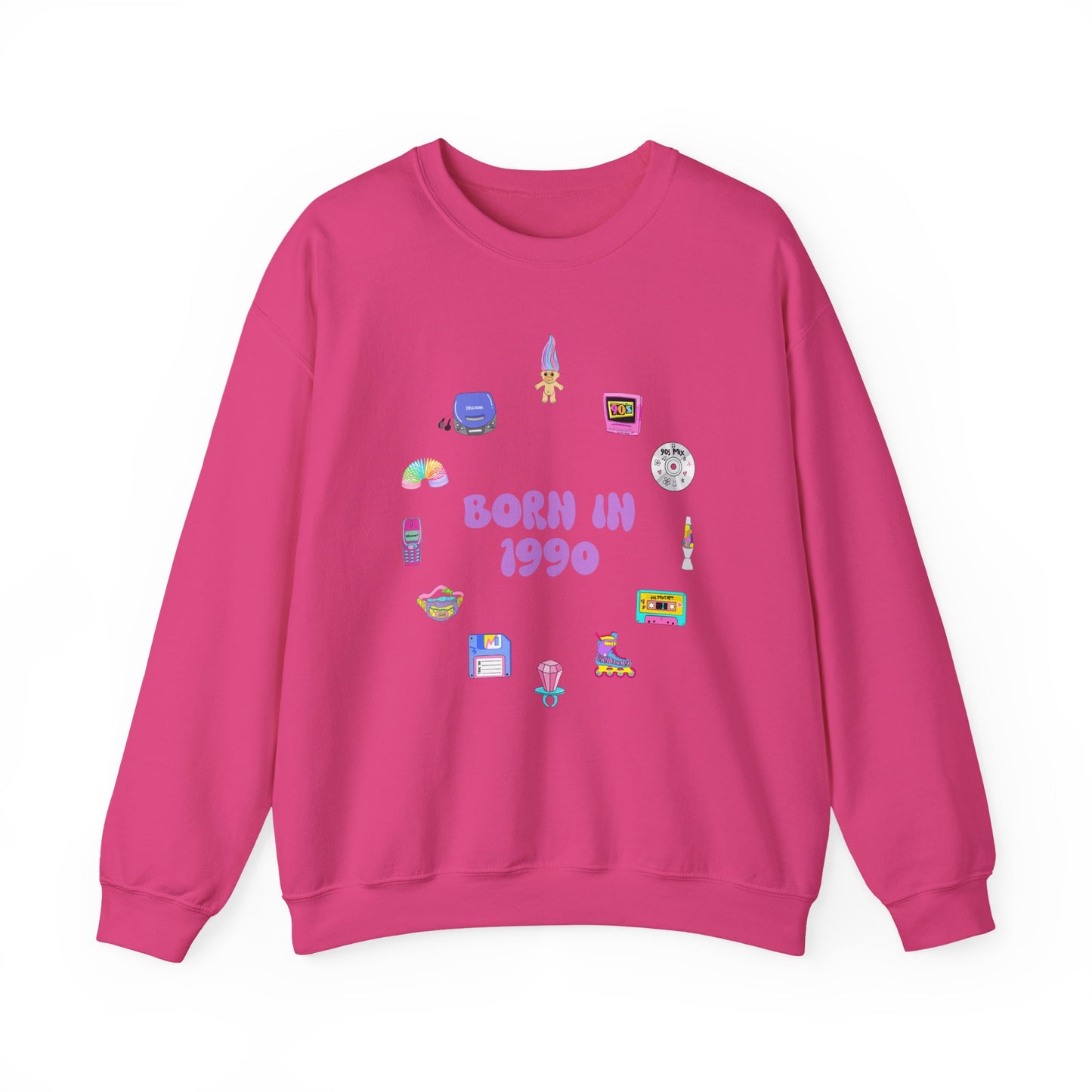 Personalised 90s Birth Year Sweatshirt (1990–1999) | Retro Aesthetic Unisex Jumper